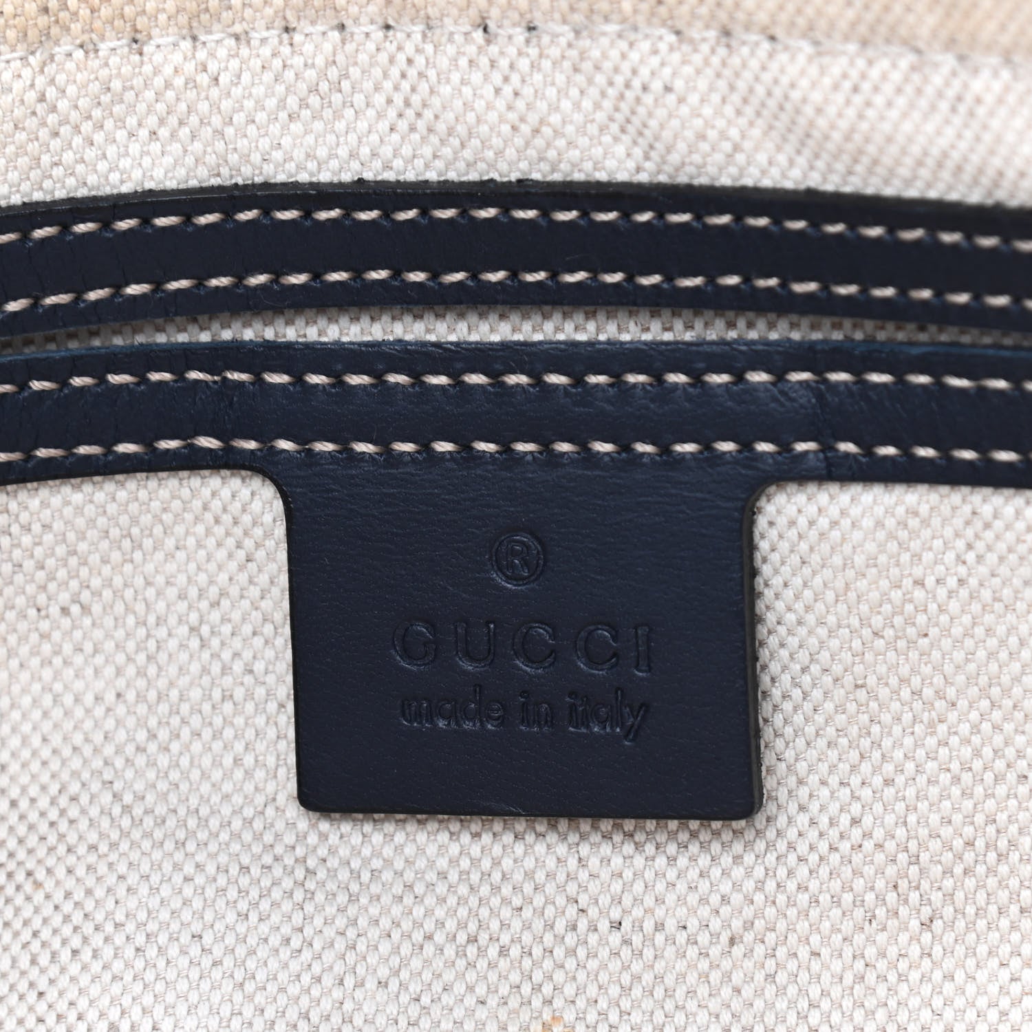 Gucci GG Supreme Monogram Belt Bag Navy 11 of 17