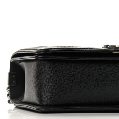 Chanel Caviar Quilted New Medium Boy Flap Black 8 of 9