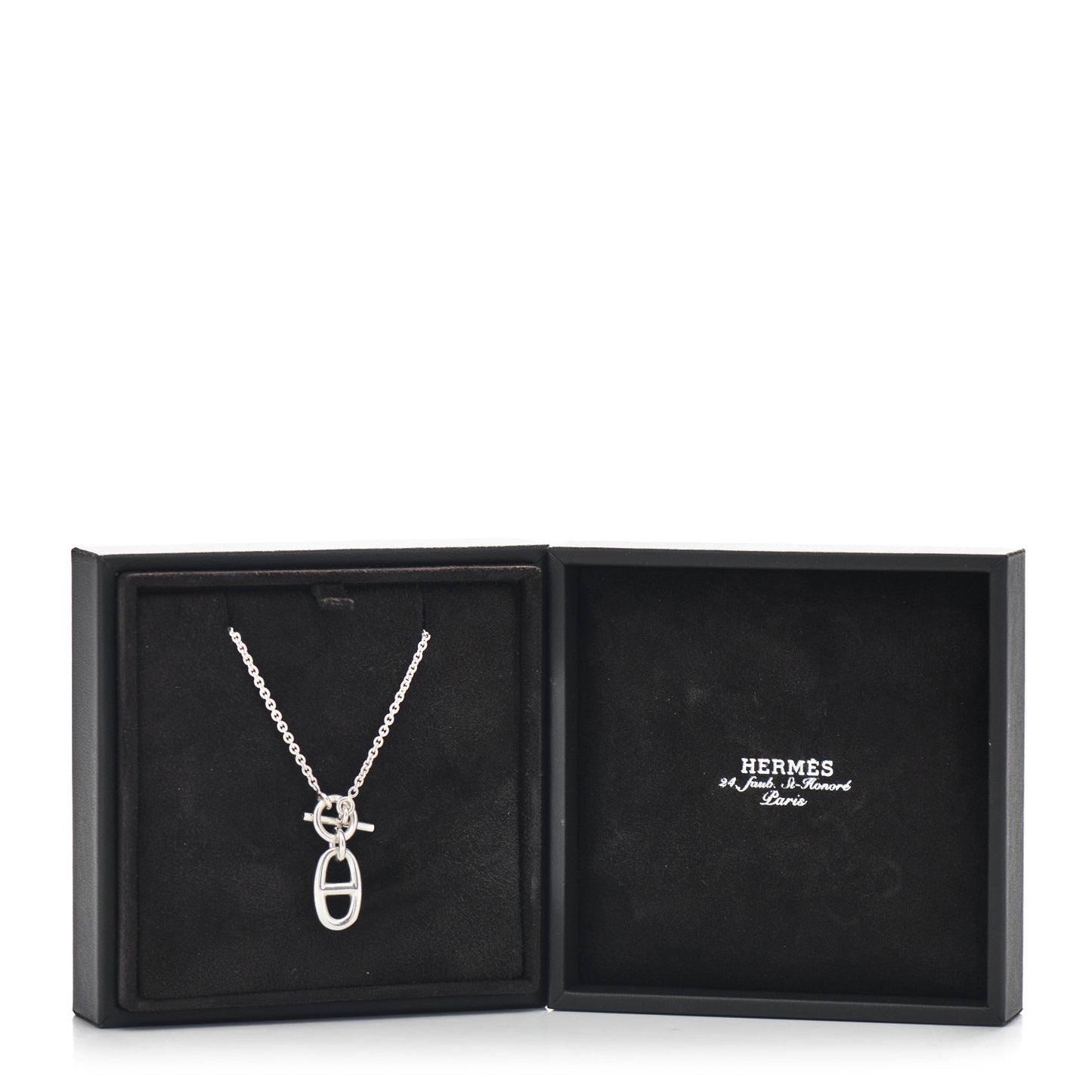 Sterling Silver Amulette Chaine d'Ancre Necklace