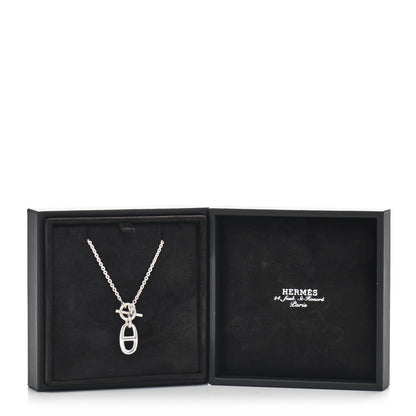 Hermes Sterling Silver Amulette Chaine d'Ancre Necklace 5 of 5