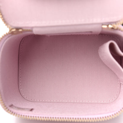 Chanel Caviar Quilted Mini Vanity Case With Chain Light Pink 5 of 11