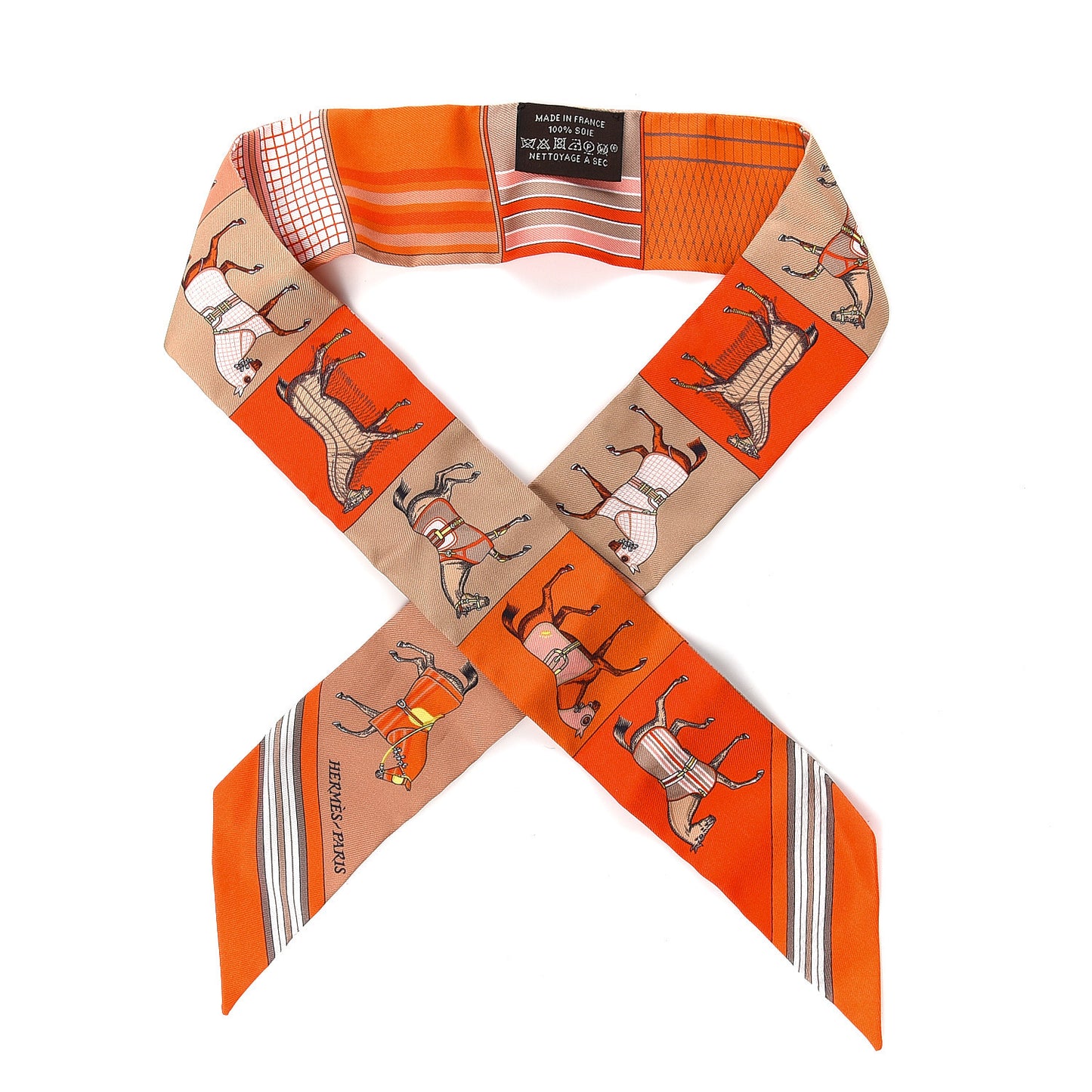 Silk Couvertures Nouvelles Twilly Orange Jaune Capucine