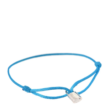 Louis Vuitton X UNICEF Sterling Silver Lockit Bracelet Blue 1 of 4