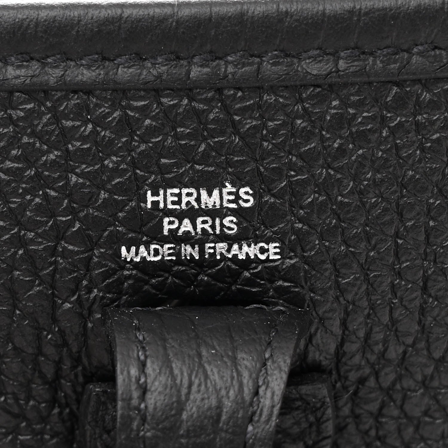 Hermes Taurillon Clemence Evelyne TPM Black 6 of 11