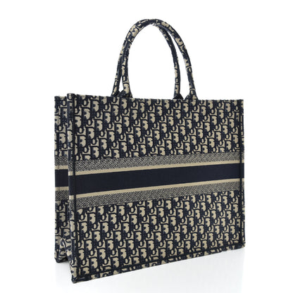 Christian Dior Oblique Book Tote Blue Multicolor 3 of 10