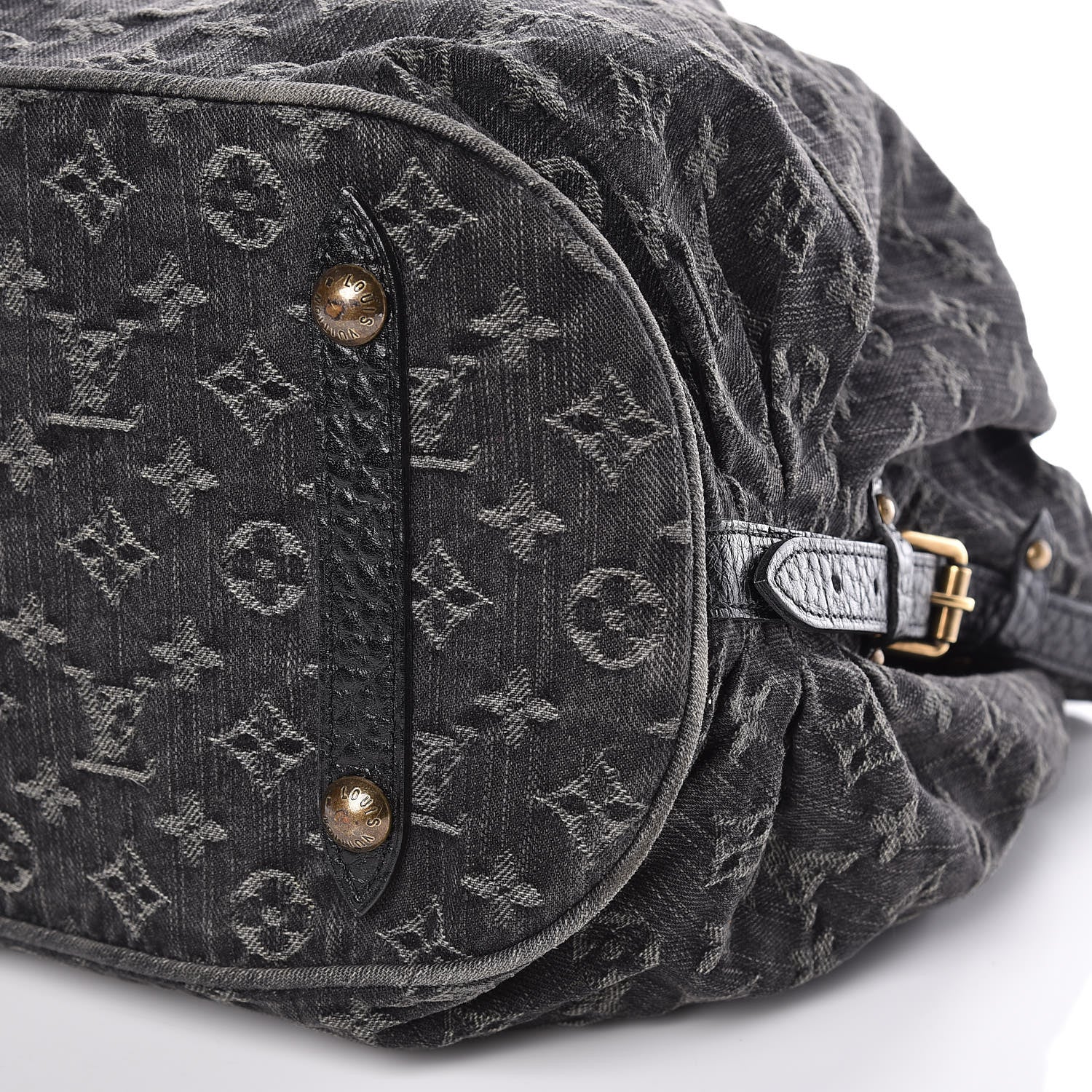 Louis Vuitton Denim Mahina XL Black 8 of 8