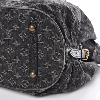 Louis Vuitton Denim Mahina XL Black 8 of 8