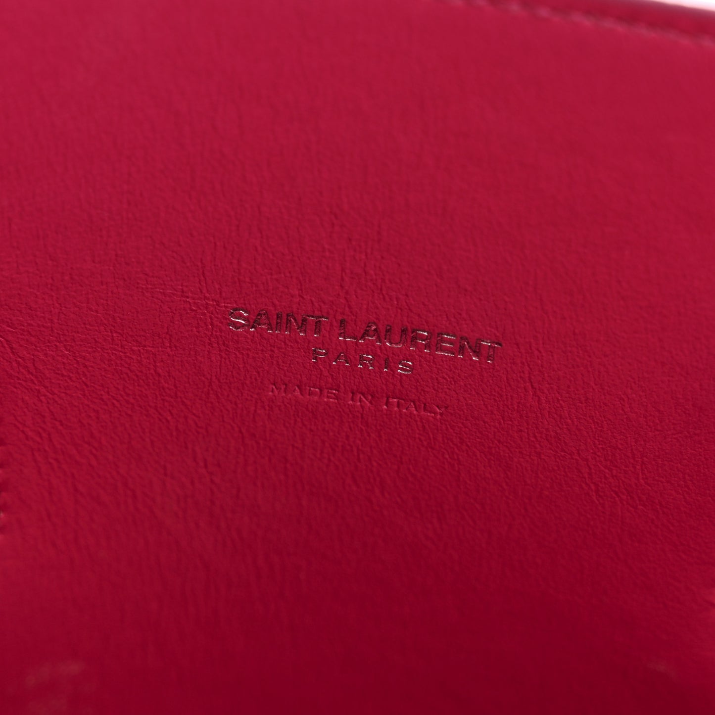 Grained Calfskin Baby Sac De Jour Lipstick Fuchsia
