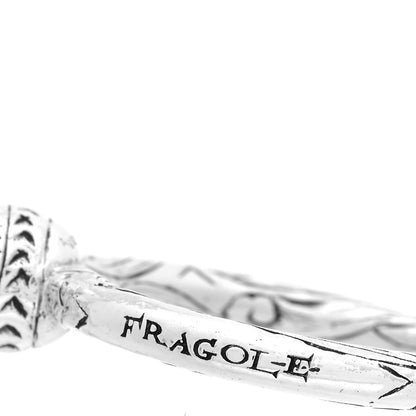 Gucci Sterling Silver Anger Forest Rabbit Head Ring 63 10.5 4 of 6