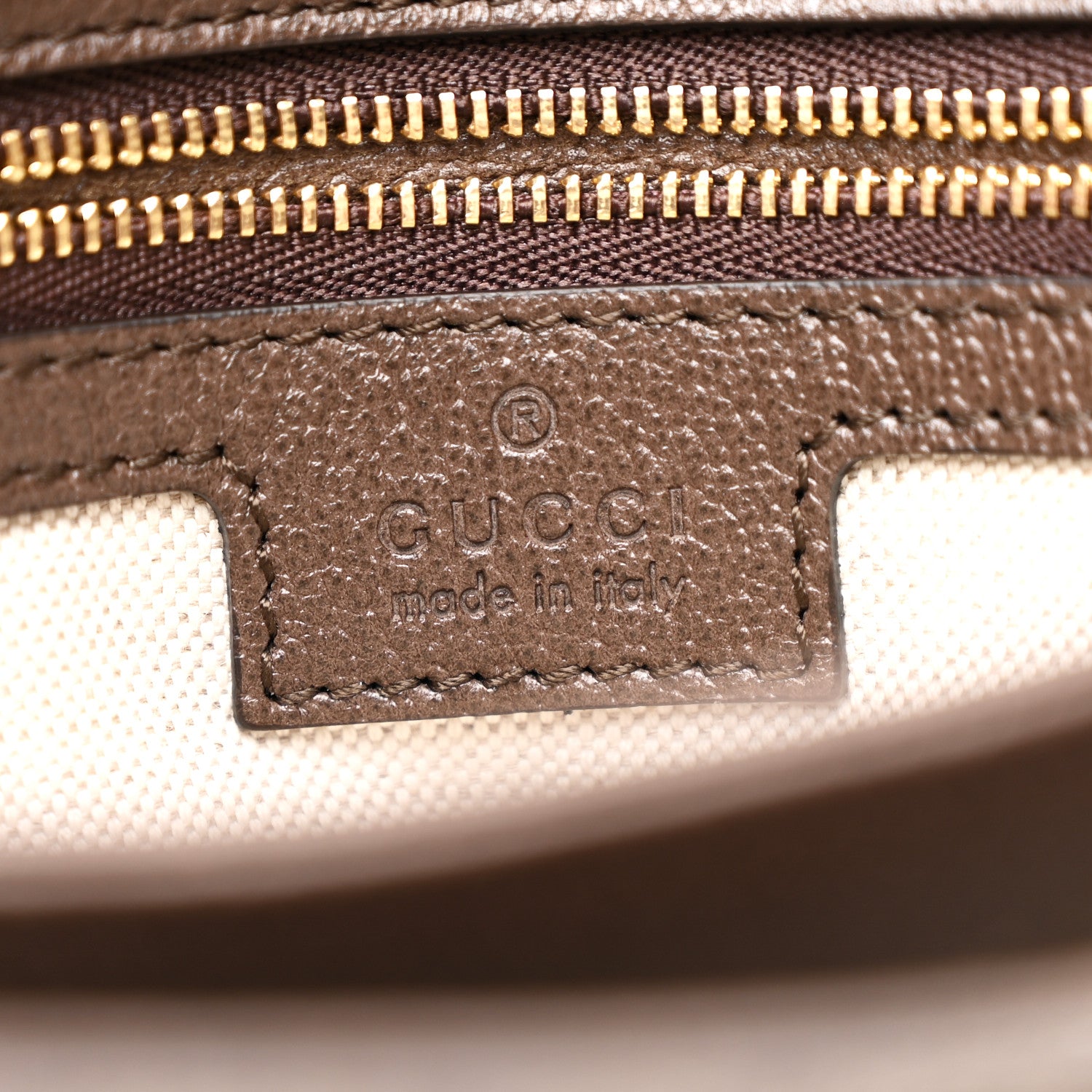 Gucci GG Supreme Monogram Textured Dollar Calfskin Web Medium Blondie Shoulder Flap Bag Beige Ebony New Acero 7 of 11