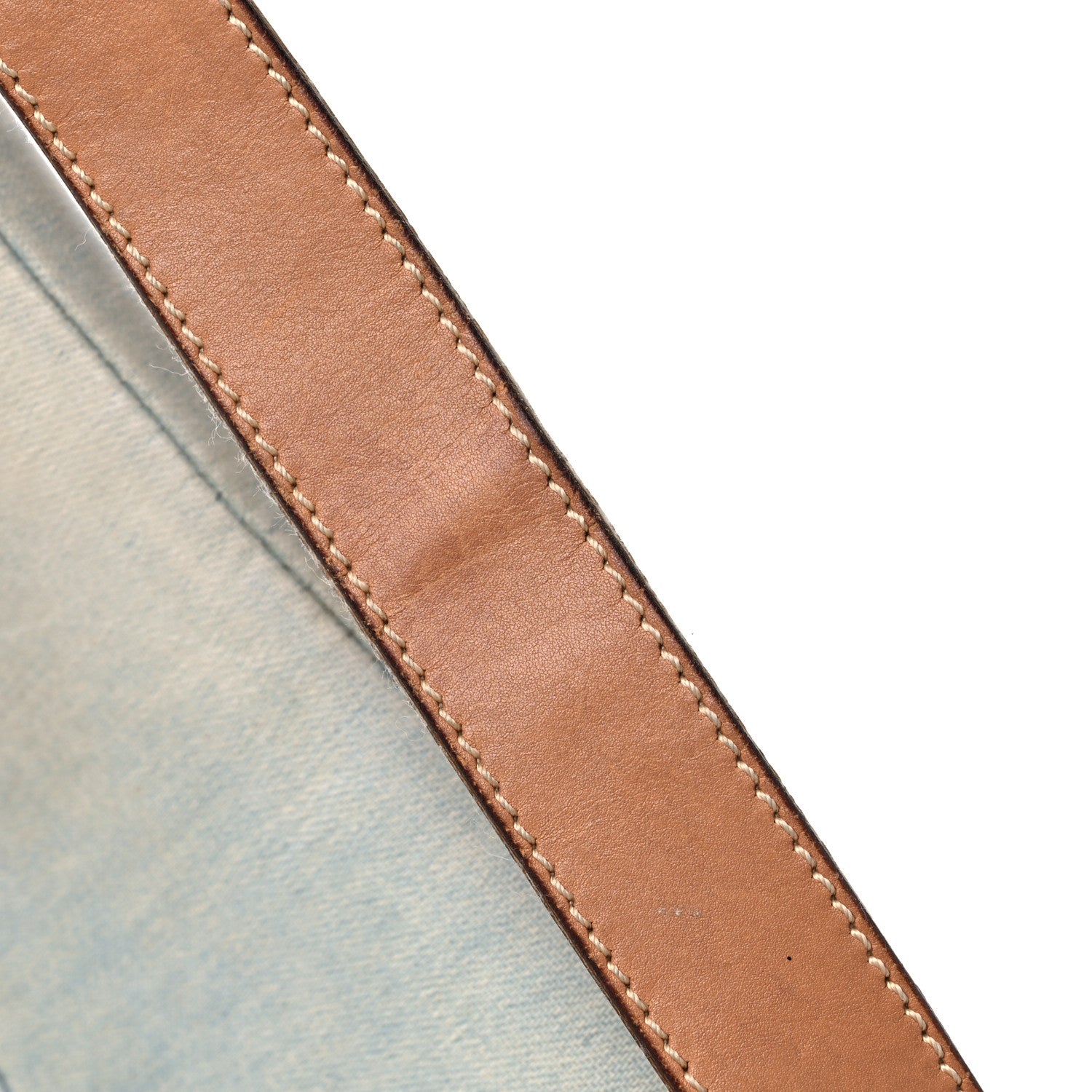 Christian Dior Denim Calfskin Saddle Bag Light Blue 13 of 14