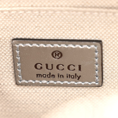 Gucci Metallic Sakai Be Green Calfskin Diagonal Stitched Small Blondie Shoulder Bag Silver 6 of 10