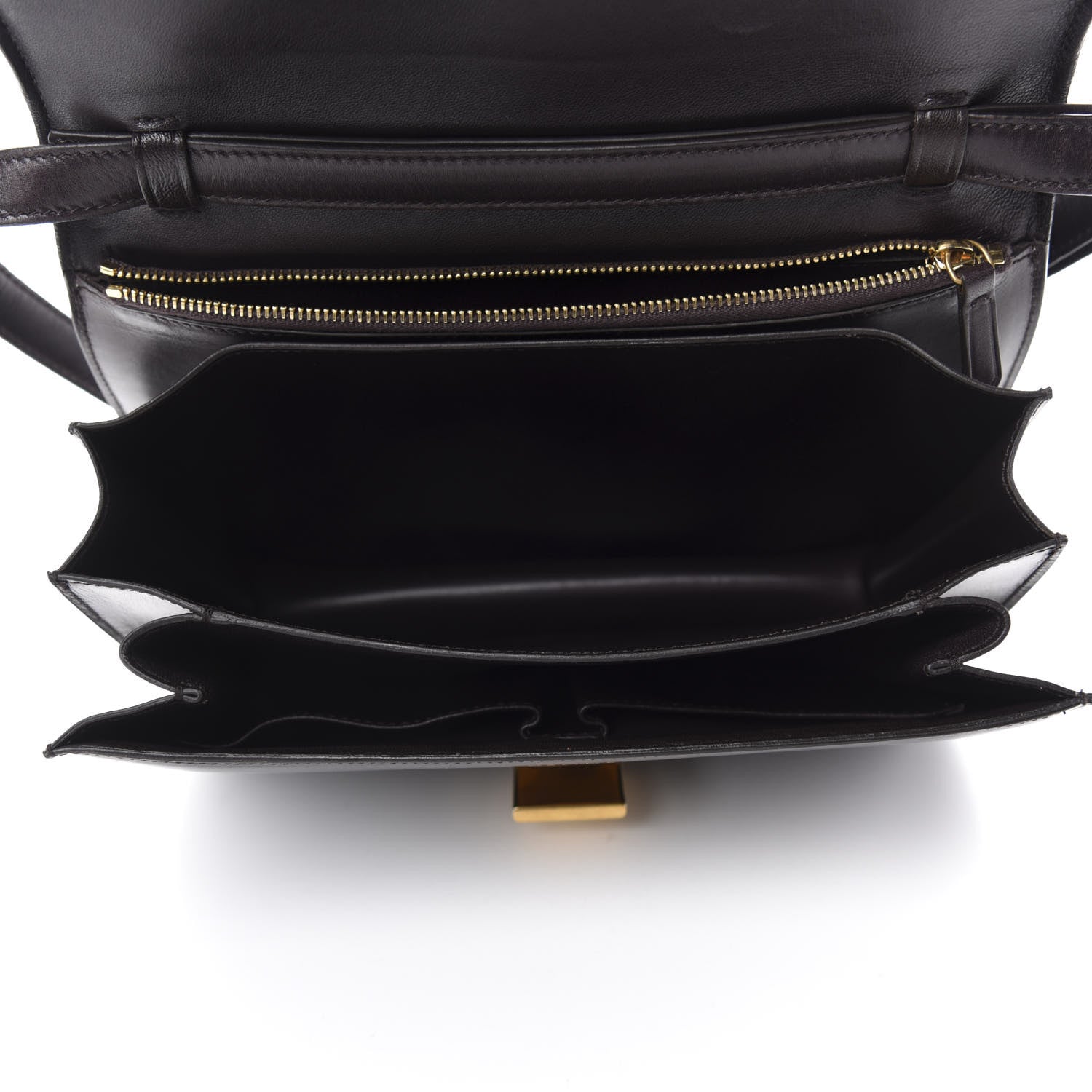 Celine Box Calfskin Medium Classic Box Flap Bag Espresso 5 of 13
