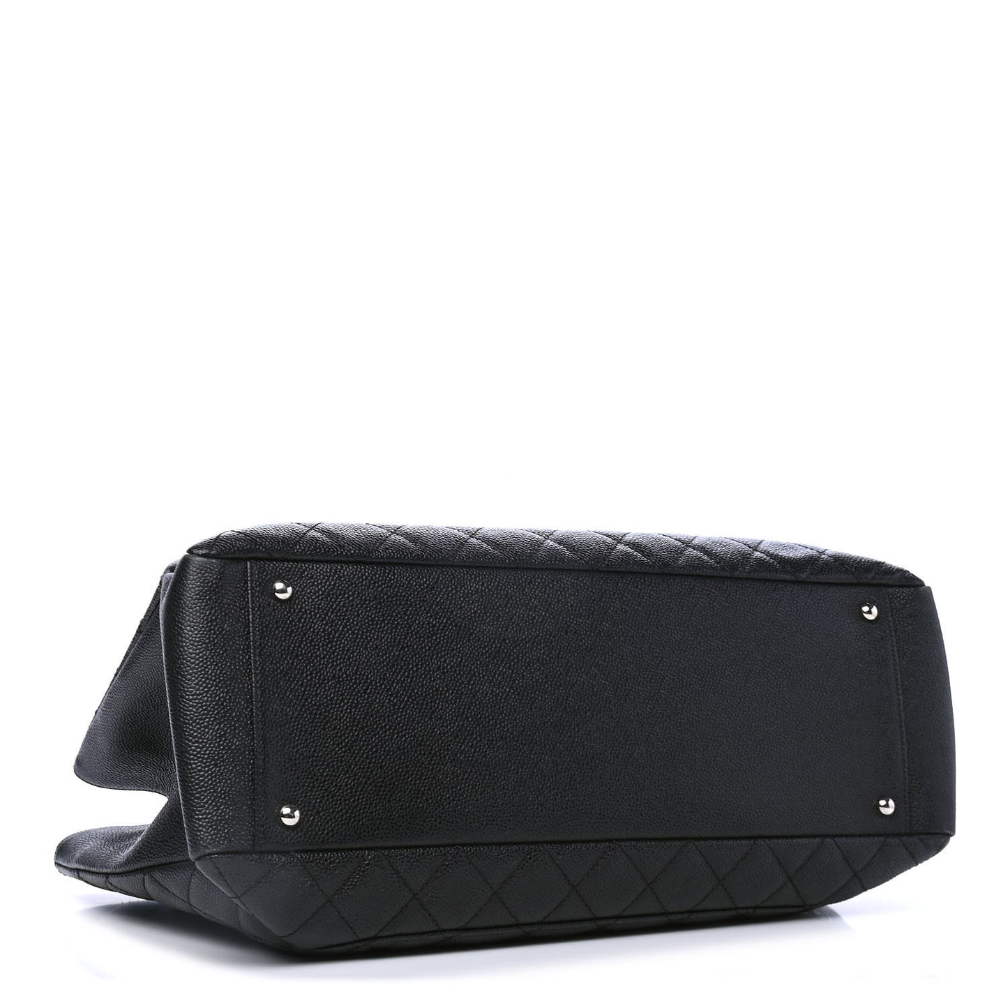 Caviar Quilted XL Grand Shopping Tote GST Black