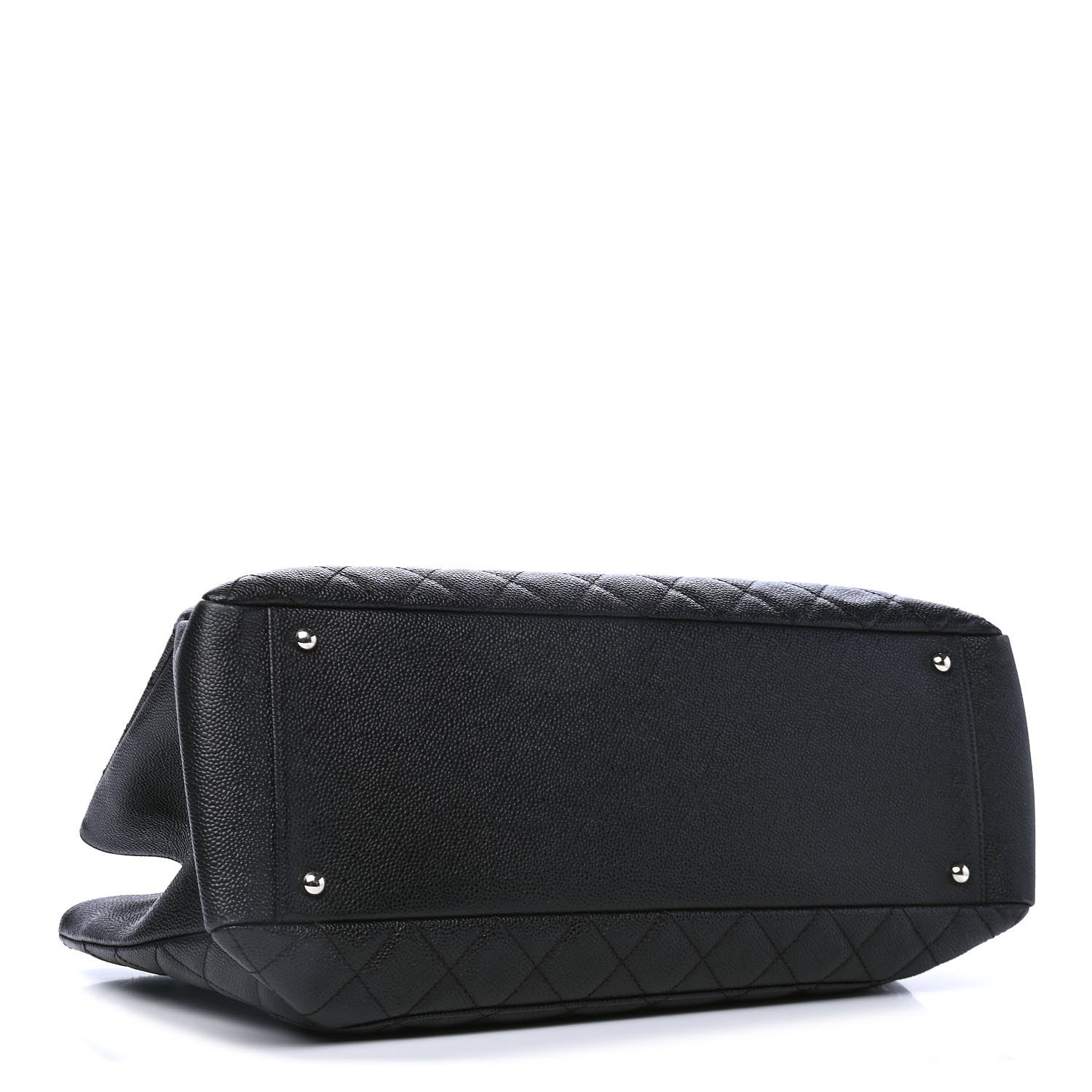 Chanel Caviar Quilted XL Grand Shopping Tote GST Black 3 of 4