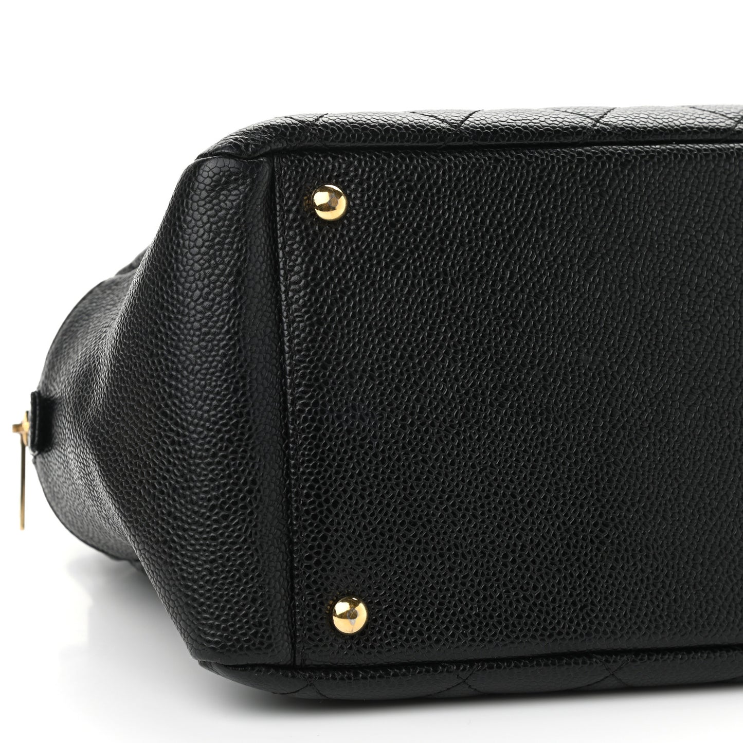 Caviar Quilted Petit Timeless Tote PTT Black