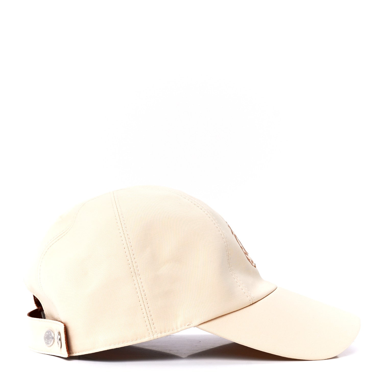 Hermes Cotton Davis H Primavera Cap 56 White Creme 3 of 8