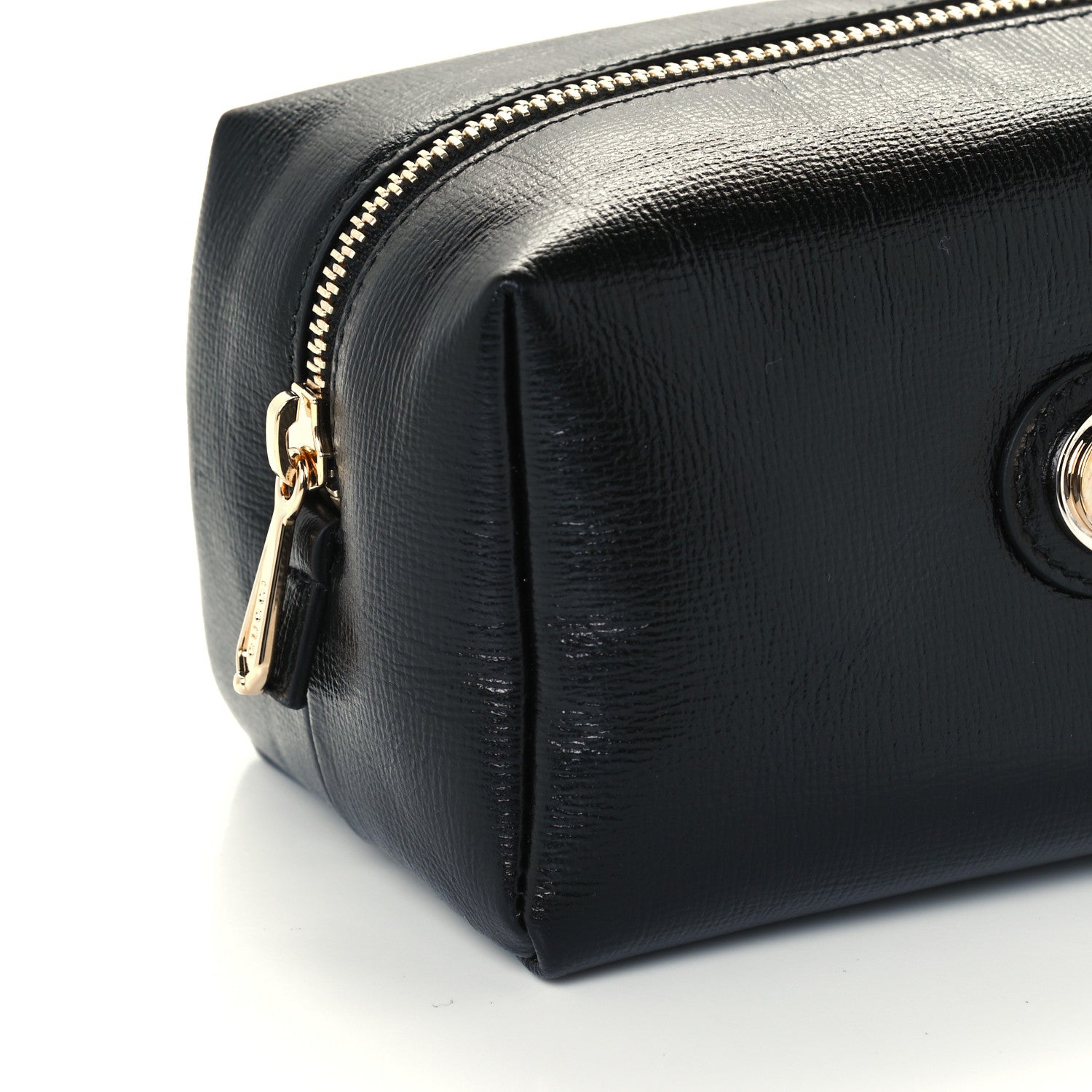 Gucci Azalea Calfskin Marina Cosmetic Case Black 11 of 12