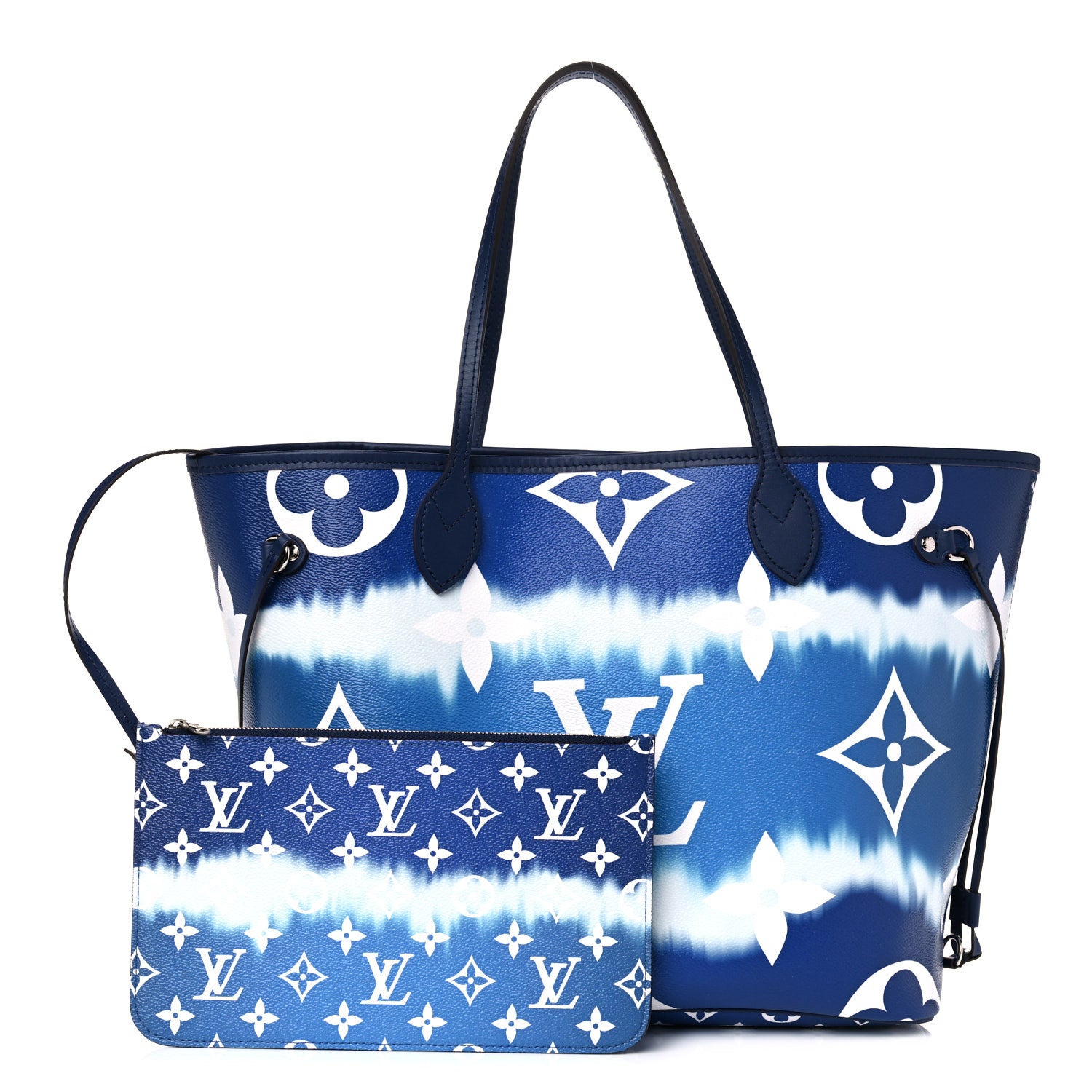 Louis Vuitton Monogram Escale Neverfull MM Blue 1 of 10
