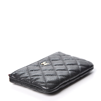 Chanel Caviar Quilted Small Cosmetic Case Black 3 of 9