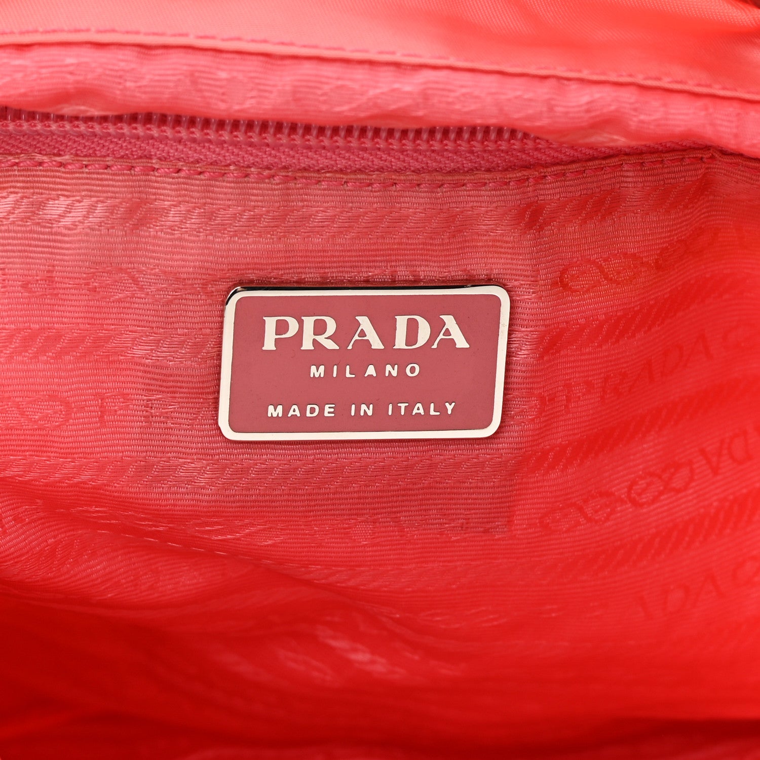 Prada Nylon Vela Medium Backpack Pink 6 of 19