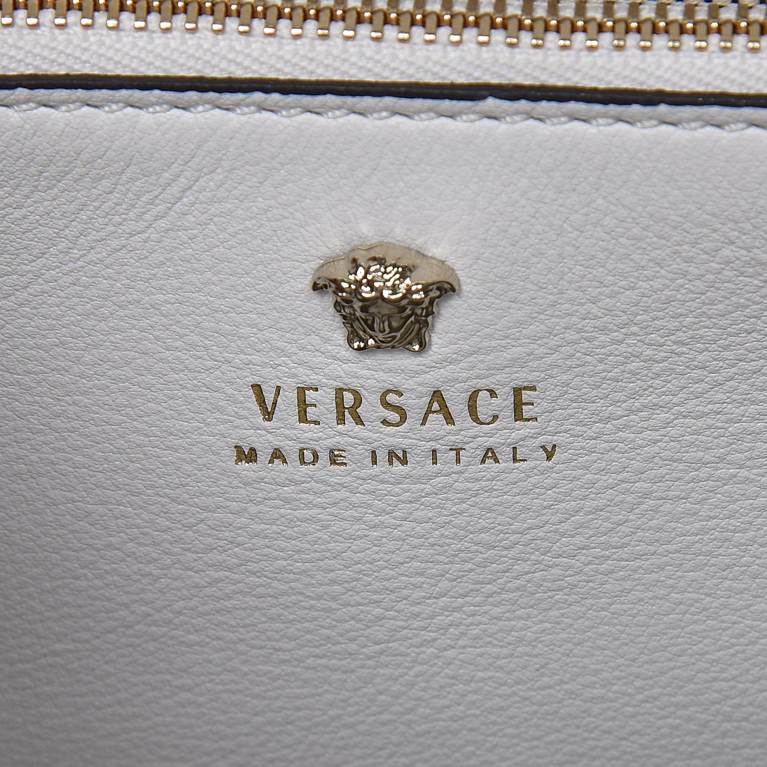 Versace Calfskin Medium Palazzo Empire Bag White 6 of 7