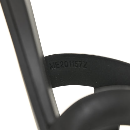 Hermes Rubber Aloha Sandals 38 Black 8 of 8