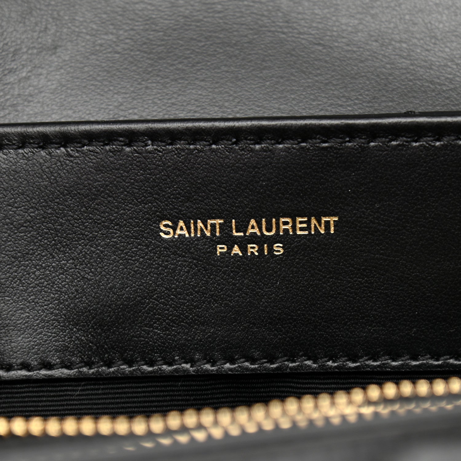 Saint Laurent Calfskin Y Quilted Monogram Small Loulou Chain Satchel Black 6 of 10