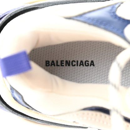 Balenciaga Fabric Mesh Womens Triple S Sneakers 35 White Bleu Violet 7 of 8