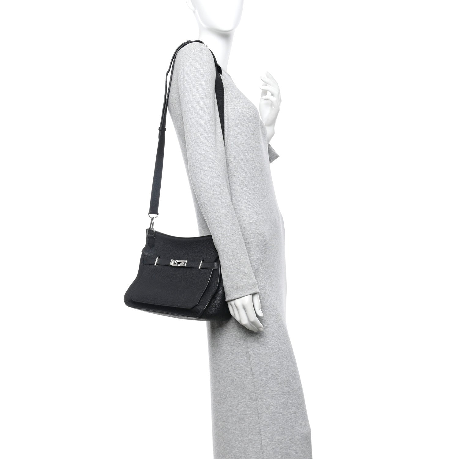 Hermes Taurillon Clemence Jypsiere 28 Black 2 of 9