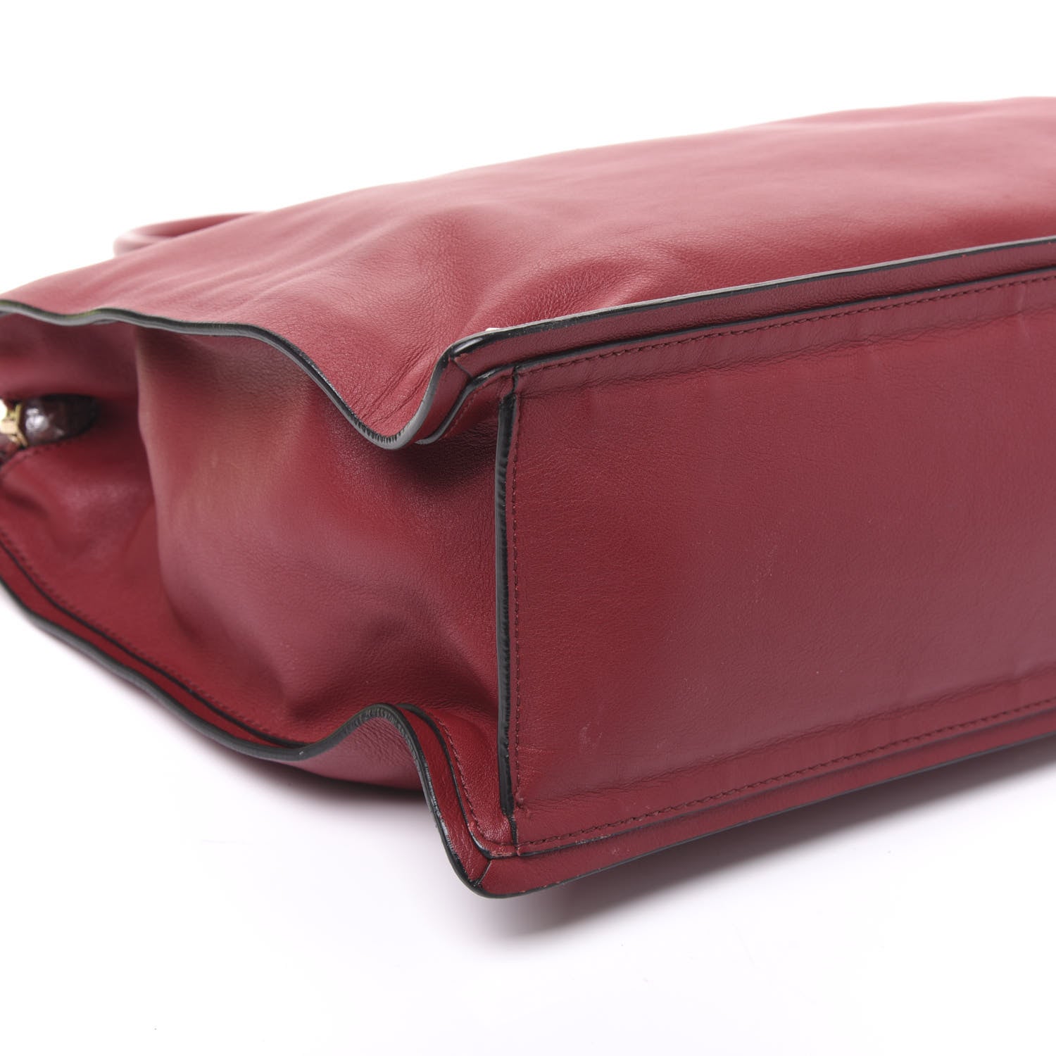 Valentino Garavani Vitello Macro Rockstud Runway Tote Scarlet 5 of 11
