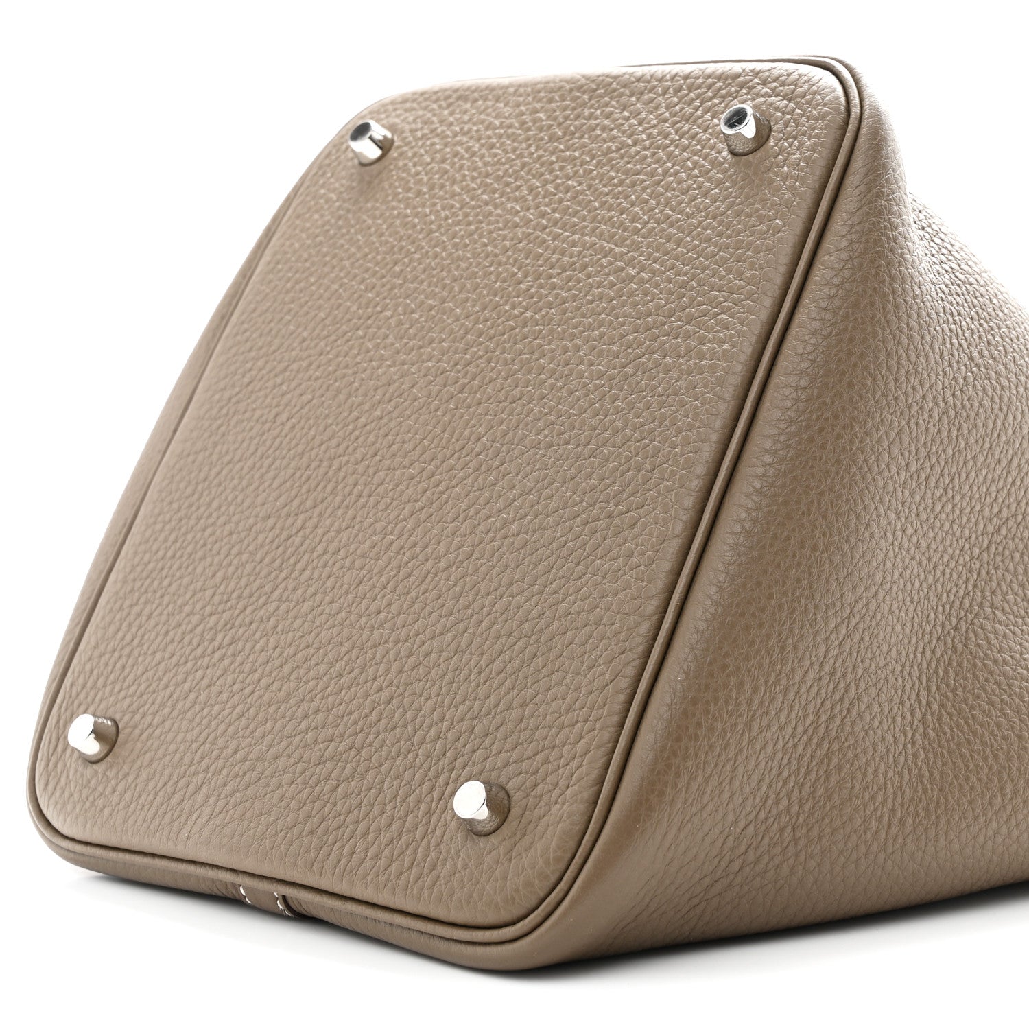 Hermes Taurillon Clemence Picotin Lock 22 MM Etoupe 9 of 9