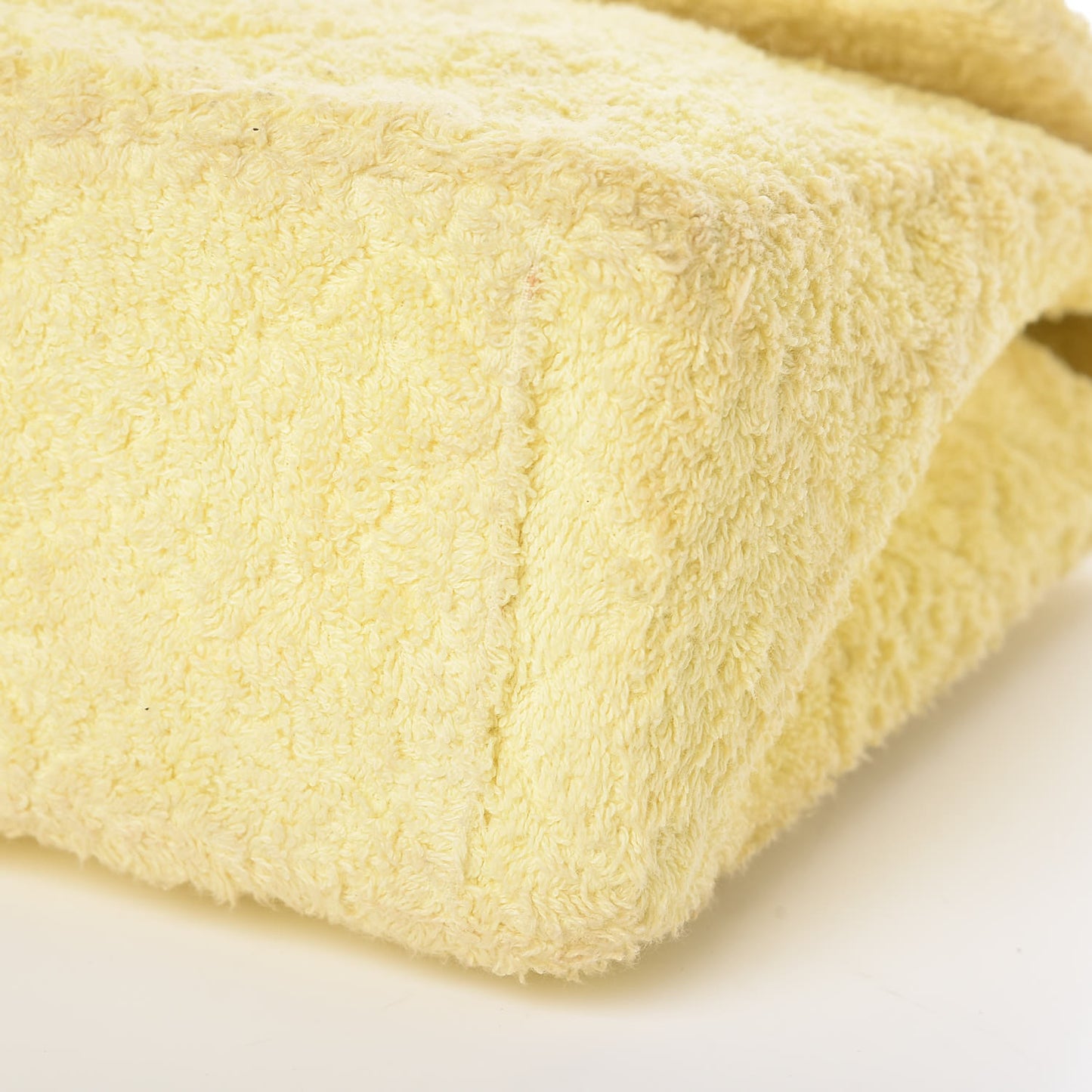 Terry Cotton Quilted XL Jumbo Single Flap Yellow
