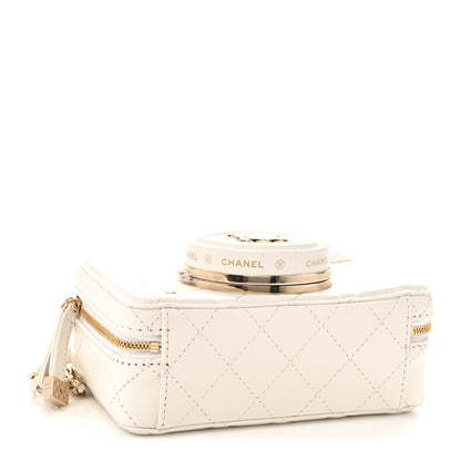 Chanel Lambskin Quilted Coco Click Bag White 4 of 11