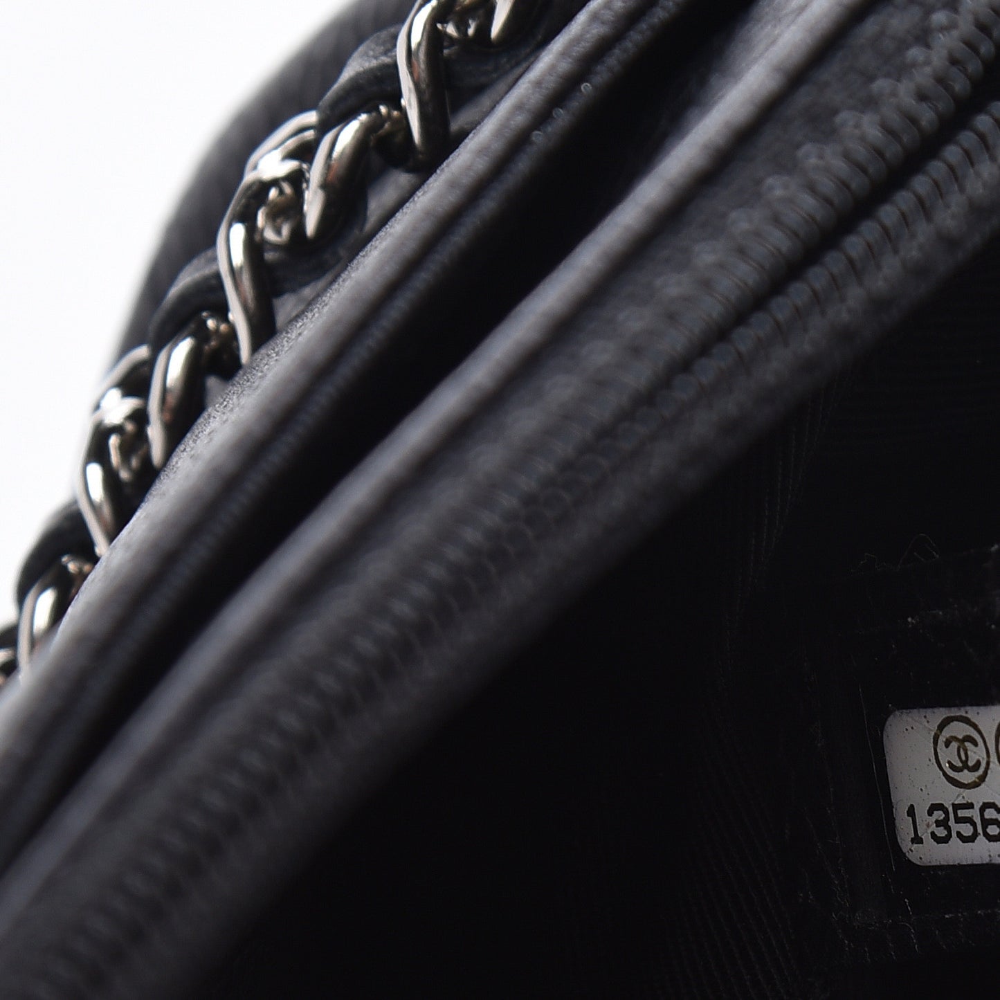 Caviar Half Moon Wallet On Chain WOC Black