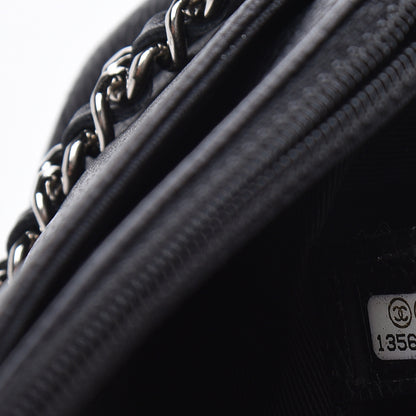 Chanel Caviar Half Moon Wallet On Chain WOC Black 8 of 11