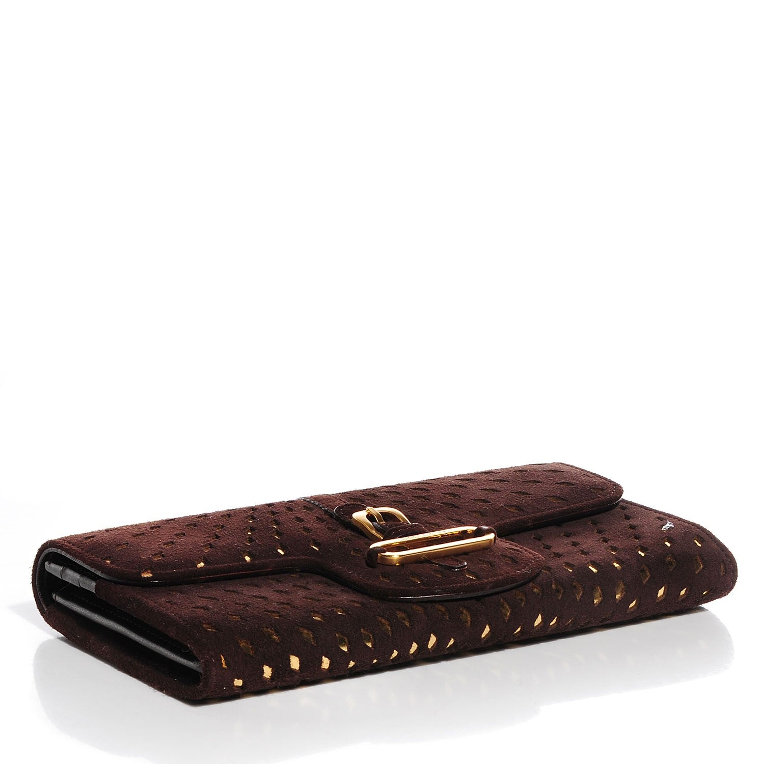 Jimmy Choo Suede Lasercut Wallet 4 of 6