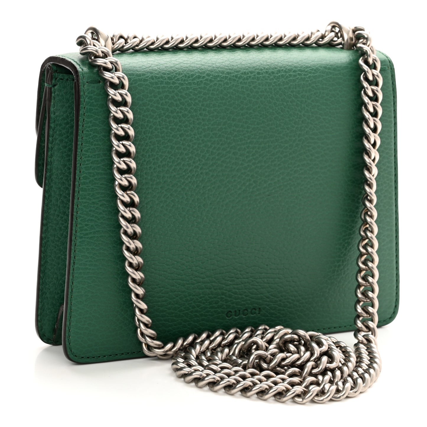 Calfskin Mini Dionysus Shoulder Bag Emerald