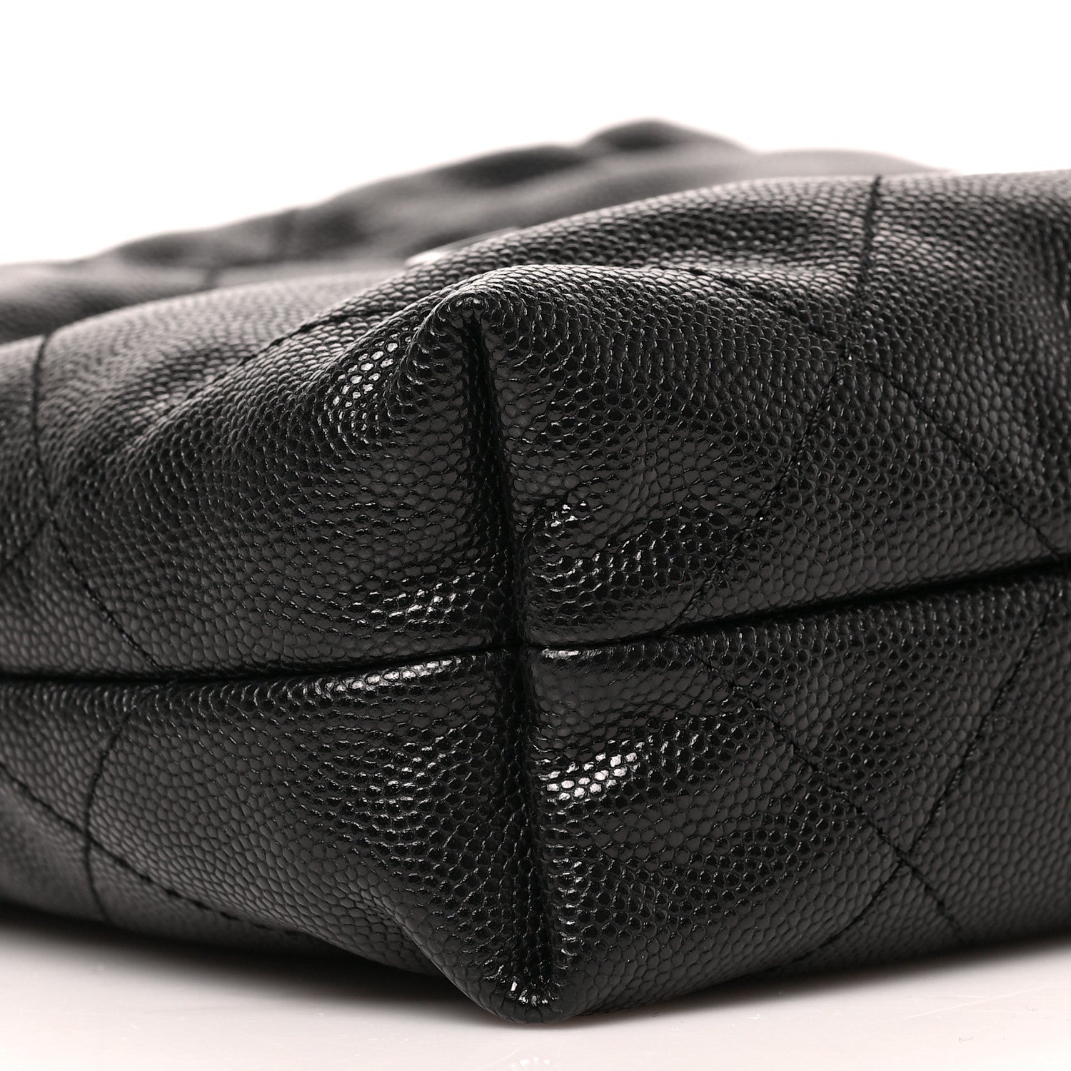 Chanel Shiny Caviar Quilted Monochrome Mini Chanel 22 Black 8 of 9