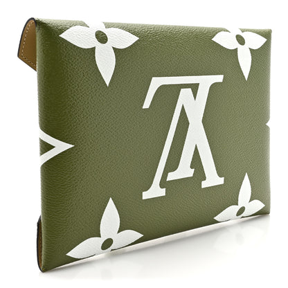 Louis Vuitton Monogram Giant Large Kirigami Pochette Kaki 3 of 9