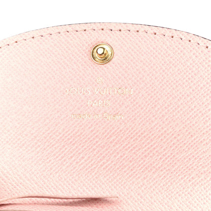 Louis Vuitton Damier Ebene Rosalie Coin Purse Rose Ballerine 7 of 9