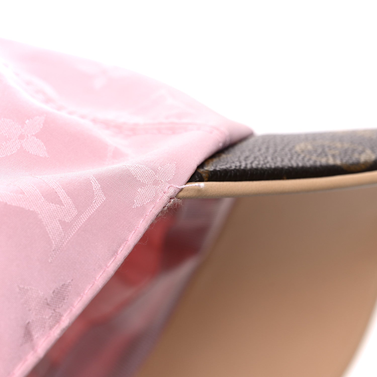 Louis Vuitton Polyester Silk Monogram LV Get Ready Cap M Pink 6 of 9