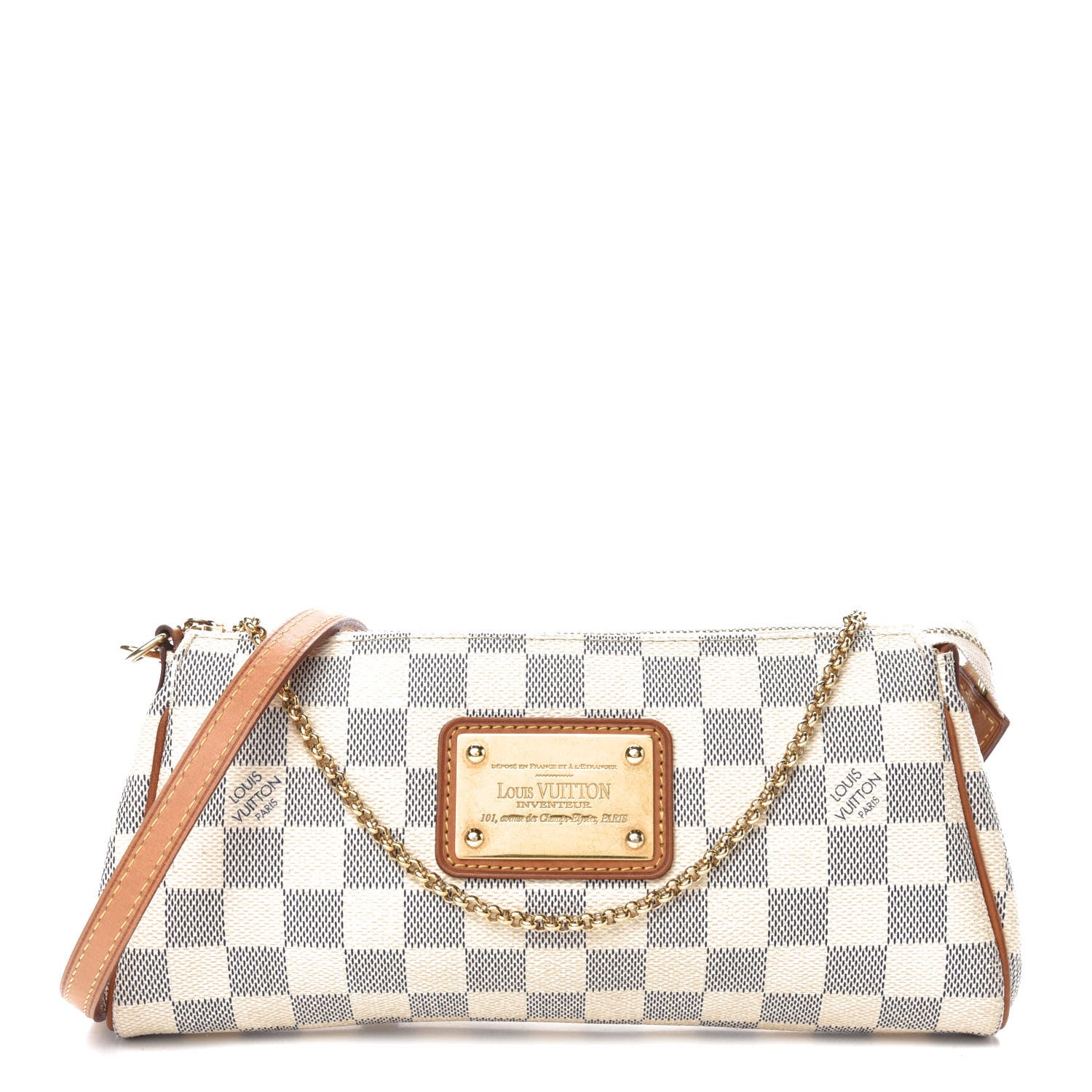 Louis Vuitton Damier Azur Eva Clutch 1 of 10