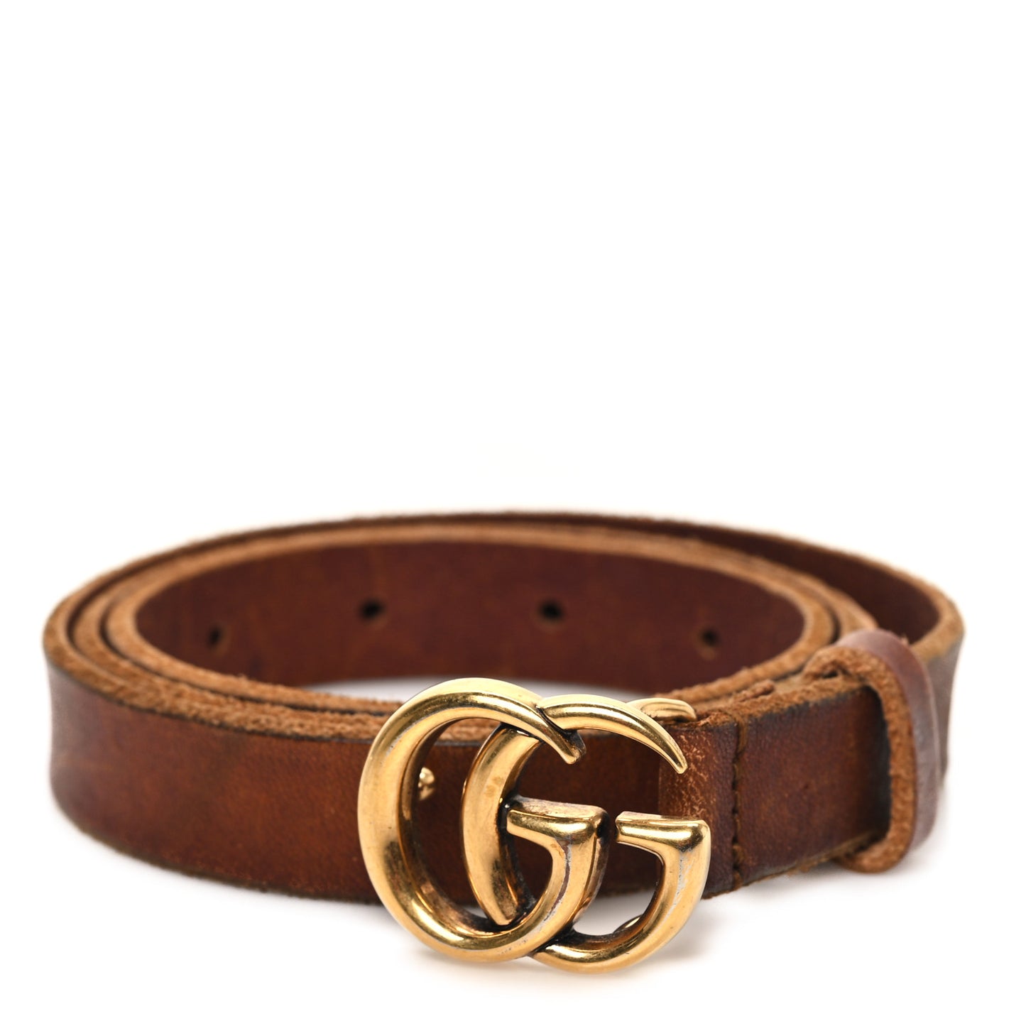 Faded Calfskin Double G 20mm Belt 75 30 Cuir