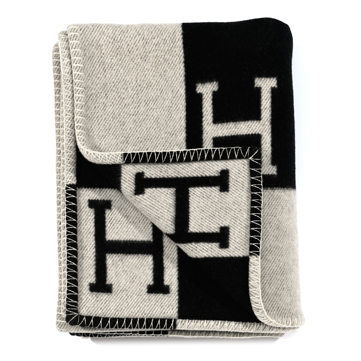 Wool Cashmere Signature Avalon Blanket Black