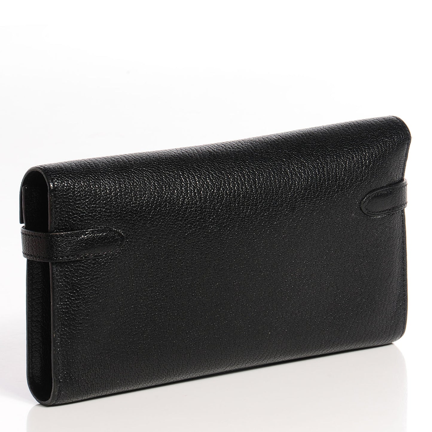 Chèvre Mysore Kelly Longue Wallet Black