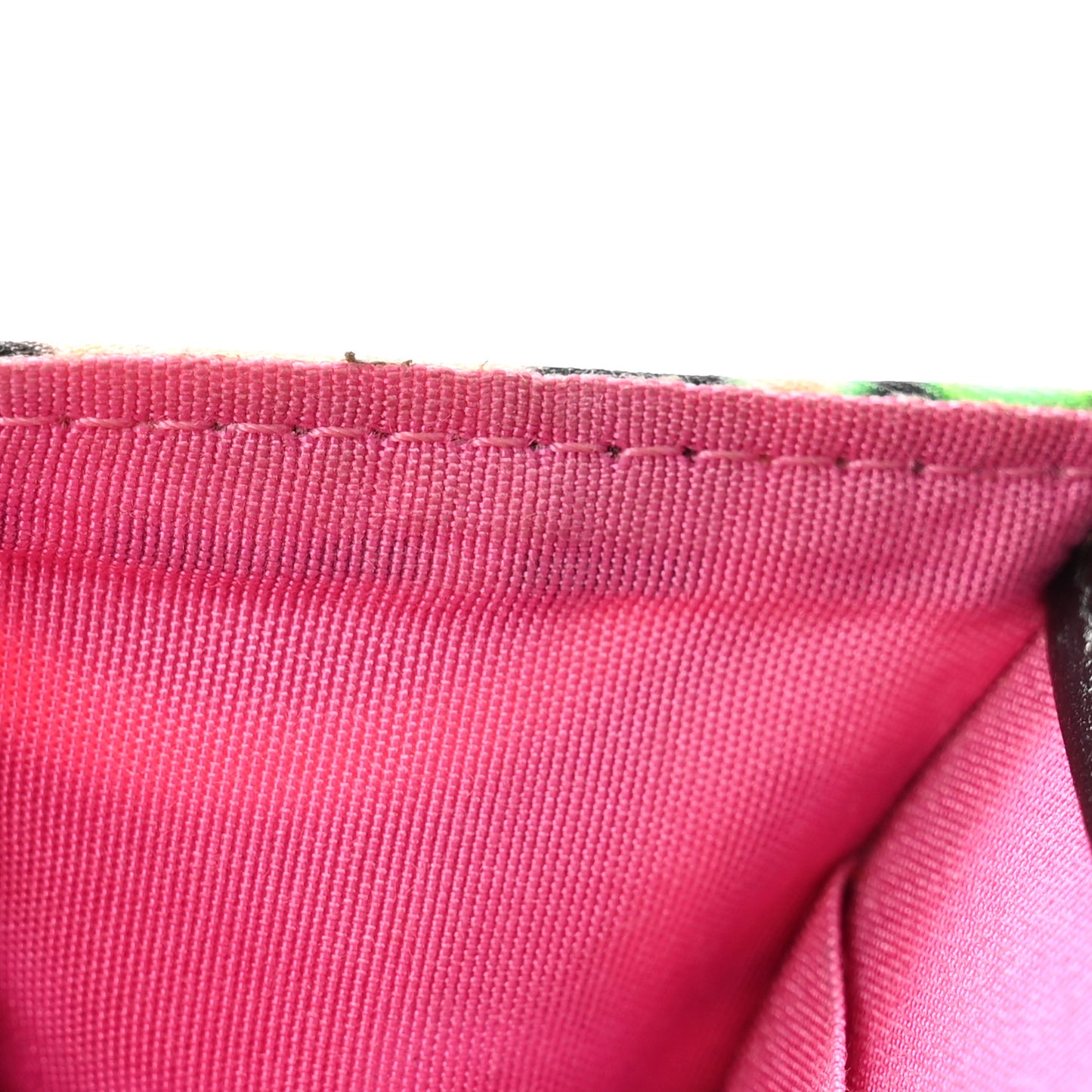 Fabric Printed Chanel 19 Wallet On Chain WOC Black Multicolor