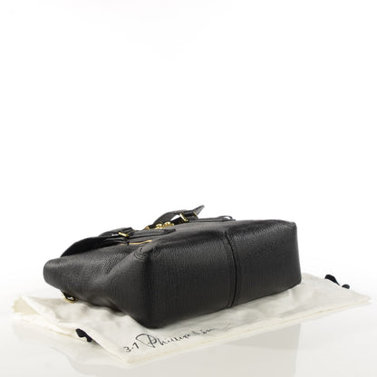 3.1 Phillip Lim 3.1 Textured Calfskin Medium Pashli Satchel Black 4 of 8