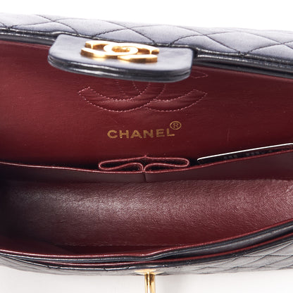 Chanel Lambskin Quilted Small Double Flap Black 6 of 9