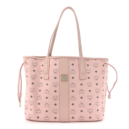 MCM Visetos Medium Liz Reversible Shopper Tote Powder Pink 1 of 21